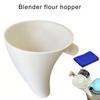 Spill Proof Flour Funnel For Stand Mixer Effortlessly Dry Liquid Ingredients Transfer Pouring No Mess Baking Accessory
