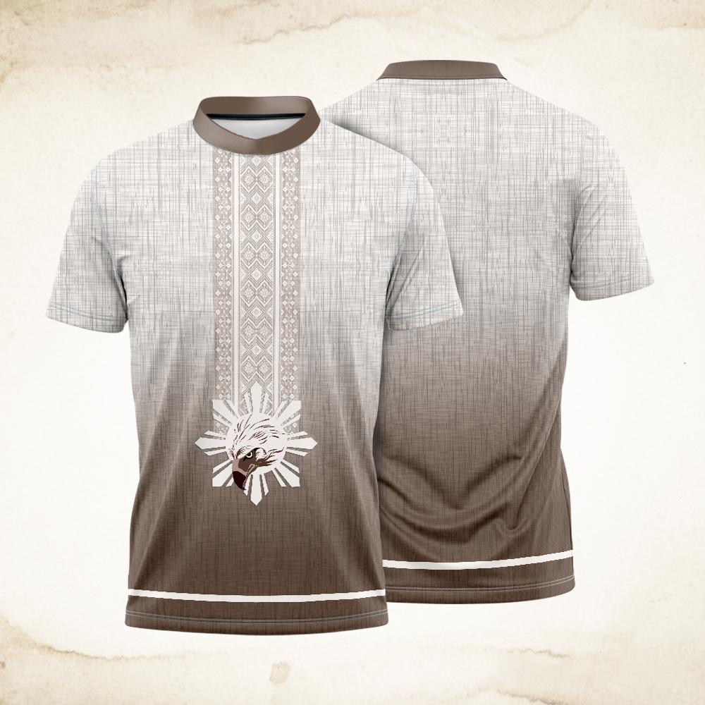 Retro Herren T-Shirt Nationales Muster Aufdruck Sommer Kurzarm Pullover Lässiger Rundhalsausschnitt Übergroße Kleidung T-Shirts