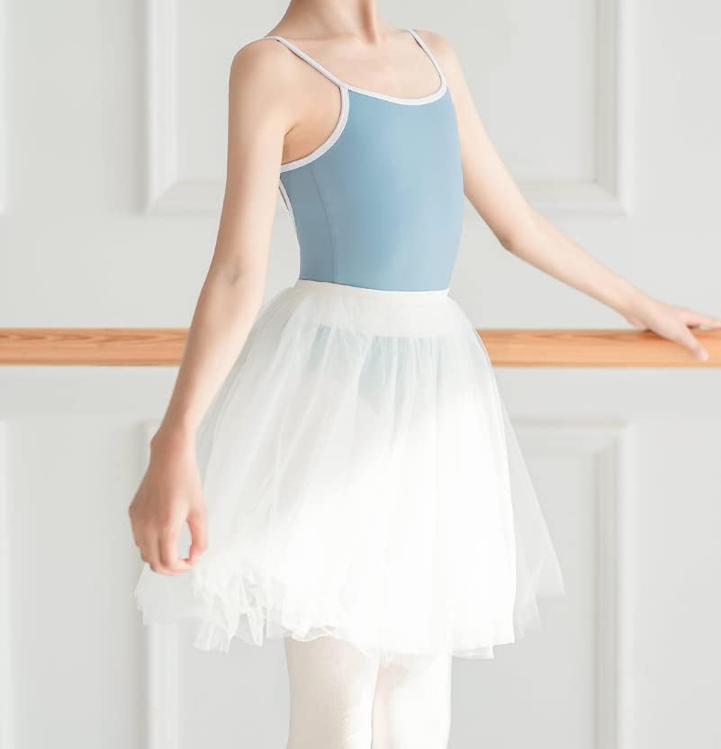 ProDance Simple and PK008M Camisole, Two-Tone Leotard, Ballet, Cute, (XXL, Green)