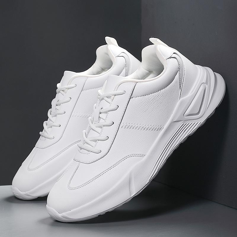 Autumn and Winter Large Size 47 Light Cushioning Casual Men's Sports Board Shoes Foreign Trade Versatile White Shoes Men's Shoes