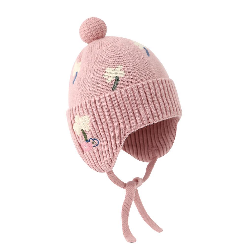 Chapeau d'hiver pour bébé au crochet coupe-vent doux pour enfants protège-oreilles saison hivernale