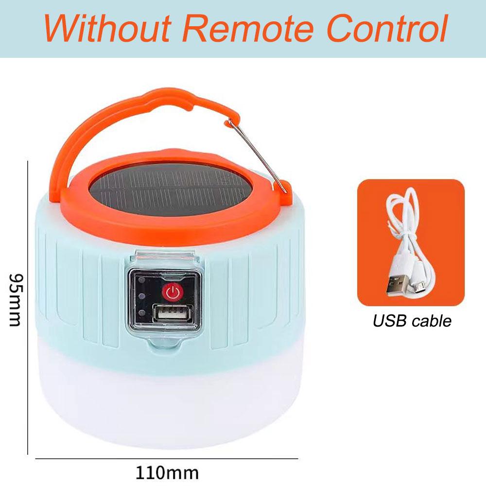 Outdoor Solar LED Camping Lights USB Reaching Tent Portable Lanterns Emergency Lights For Fishing Barbecue Camping Lighting