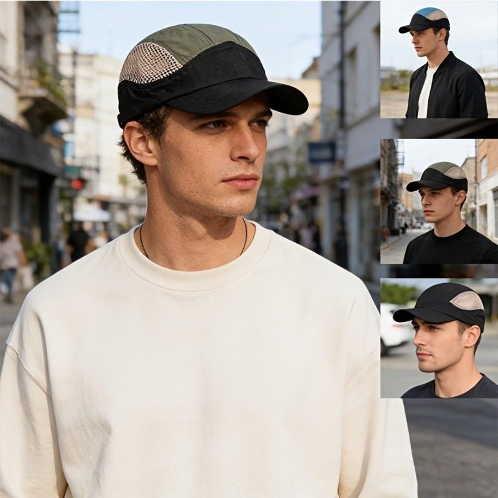 Japanese Retro Style Peaked Cap Quick-Dry Short Brim Cap Stylish Baseball Cap  Summer Season