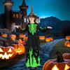 Glow in The Dark Witch Costume Halloween Cosplay Outfit for Kids Unisex Party Performance Robe for Halloween Parties And Festivals