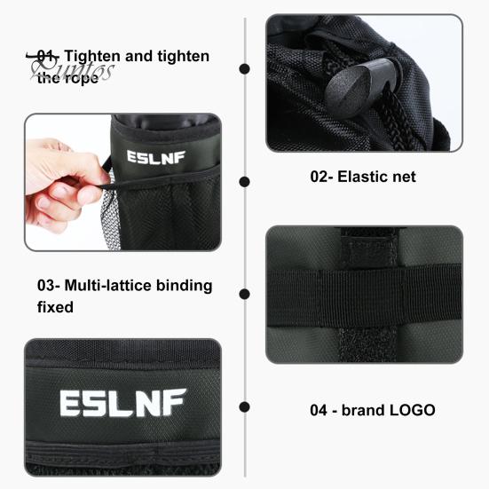 Bicycle Water Bottle Bag Adjustable Drawstring Waterproof Thermal Road Mountain Bicycle Drinking Bottle Storage Pouch Cycling Bike Accessories