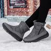Winter new outdoor casual warm women's snow boots women's side zipper waterproof cotton boots women's shoes