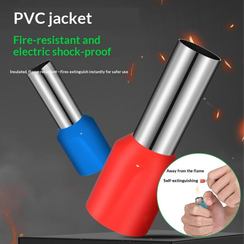200 To 1900Pcs Electrical Tube Insulated Terminal Kit Ve Tubular Crimp Terminals Efficient Terminal Connectors