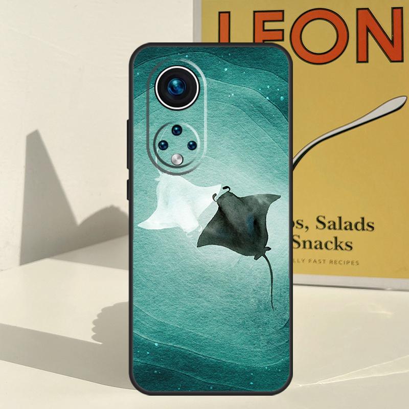 Animal Manta Ray Case For Honor 200 Magic 7 5 6 Pro Honor X9c X9b X9a X8b X8a X8 X9 50 70 90 Lite Back Cover