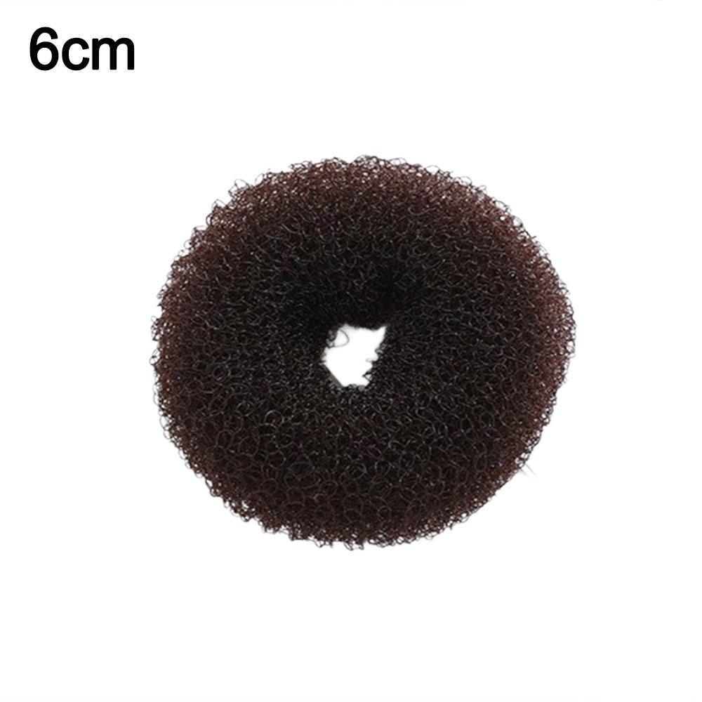 Elastic Hair Ring Nylon Donut Hair Bun Maker Durability Hair Styler  for Girls Women