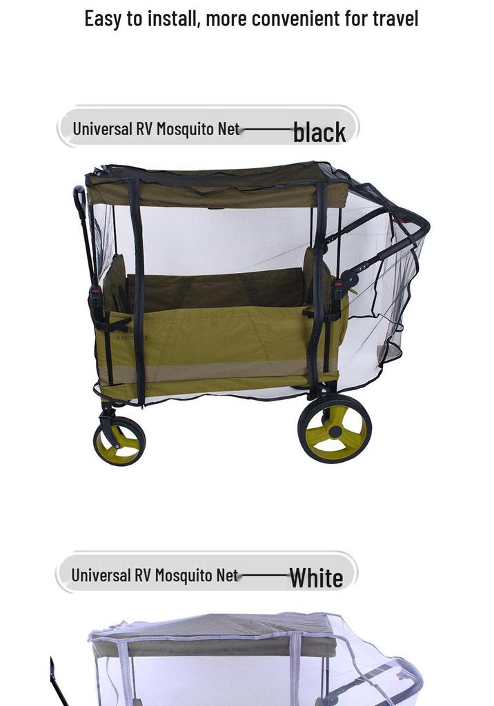 RV Camper Van Folding Trolley Awning Cover - Rain, Wind & Mosquito Proof