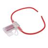 31.5cm 12AWG Car Fuse Holder TPE PVC with Manual Reset 10A Fuse for Automobiles Trunks RVs