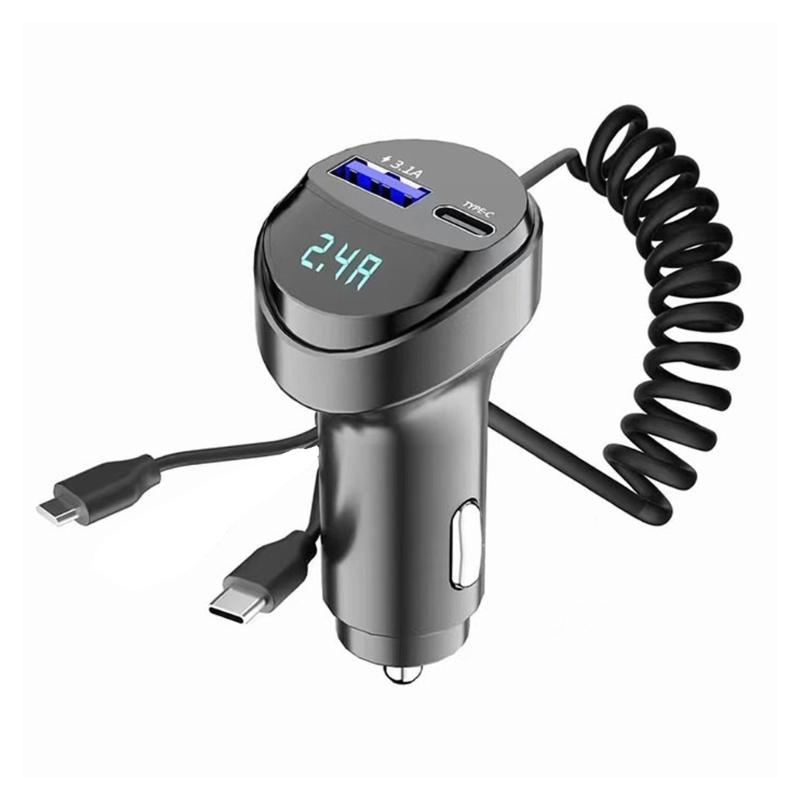 

High Speed Car USB Chargers Double Port Design Ensures Continuous Device Power For Long Distance Drivers Daily Commuters 1