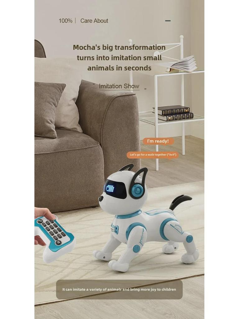 2024 Smart Bionic Robot Dog: Programmable, Remote-Controlled, Rechargeable Toy for Kids