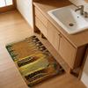 Gustav Klimt The Kiss Soft Hallway Carpet Non-Slip Laundry Room Mat Laundry Decor Balcony Child Living Room Toilet Rug