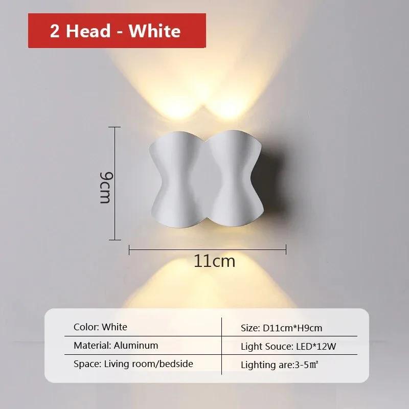 Modern LED Wall Lamp Garden Waterproof Decoration Wall Light For Porch Balcony House Street Lighting Outdoor Interior Fixtures