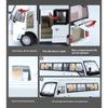 1/24 Scale Toyota Coaster Medium Business Minibus Alloy Diecast Model Car Collecting Hobbies Decorative Trendy Ornaments Birthday Gift