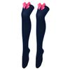 Japanese Style Over-the-knee Bow Socks Sexy High Tube Socks For College Fashion Friction-resistant Polyester Fiber