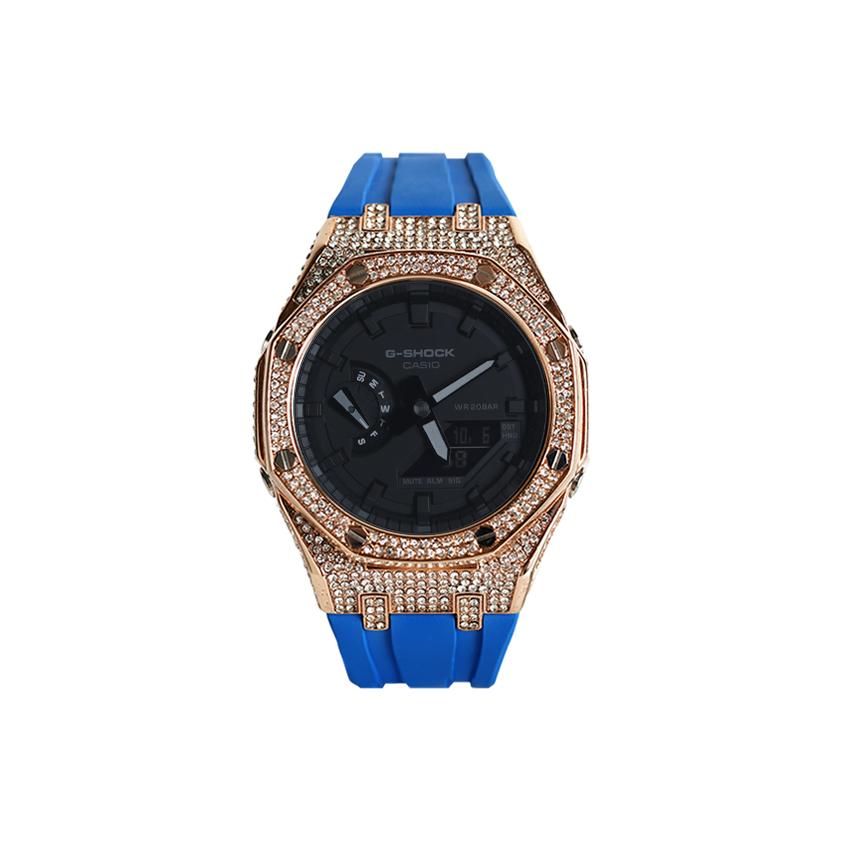 

CASIO Men Liquid Crystal,Analog Dual Display Series Black Watch GA-2100-7A(Watch8--) Regular Watch Box