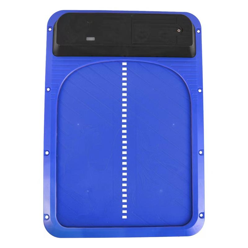 

Автоматическая дверь курятника с датчиком освещенности Водонепроницаемая, простая в установке электрическая дверь для курятника Автоматическая, открывается днем, закрывается ночью синий