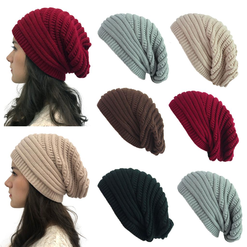 Hot-Selling European American Autumn Winter Beanies Versatile Pullover Hats for Outdoor