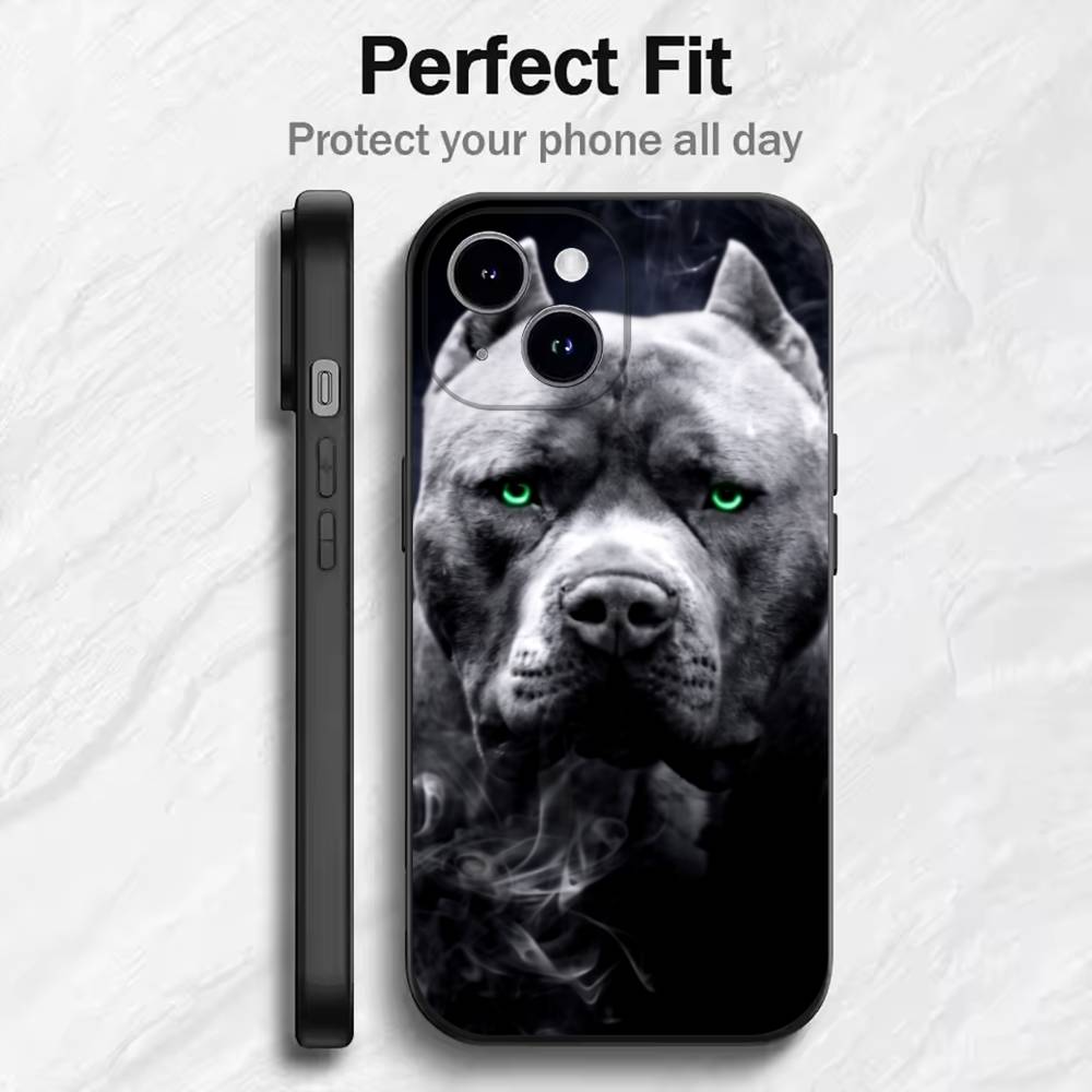 

Animal Doberman Dog Phone Case For 17 16 15 14 13 12 11 Mini XS XR X 6S 6 Pro Max Plus Black Soft Cover iPhone17promax