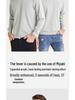 Anthem Men's Slim Fit Wool Mid-Neck Long Sleeve Warm Base Layer for Autumn/Winter