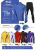 Adult & Child Long Sleeve Sports Suit for Cycling, Team Training & Football Matches.