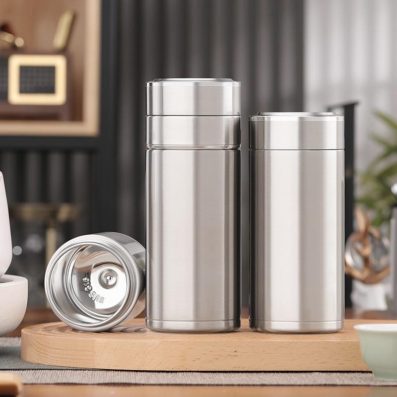 316 Stainless Steel Vacuum Insulated Travel Mug With Tea Strainer Portable Water Bottle Men Women Office Home
