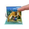 Sankei Studio Ghibli mini Princess Mononoke Ashitaka and Yackle Papercraft MP07-139