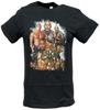 Dwayne The Rock Johnson Vier Posen Schwarzes T-Shirt