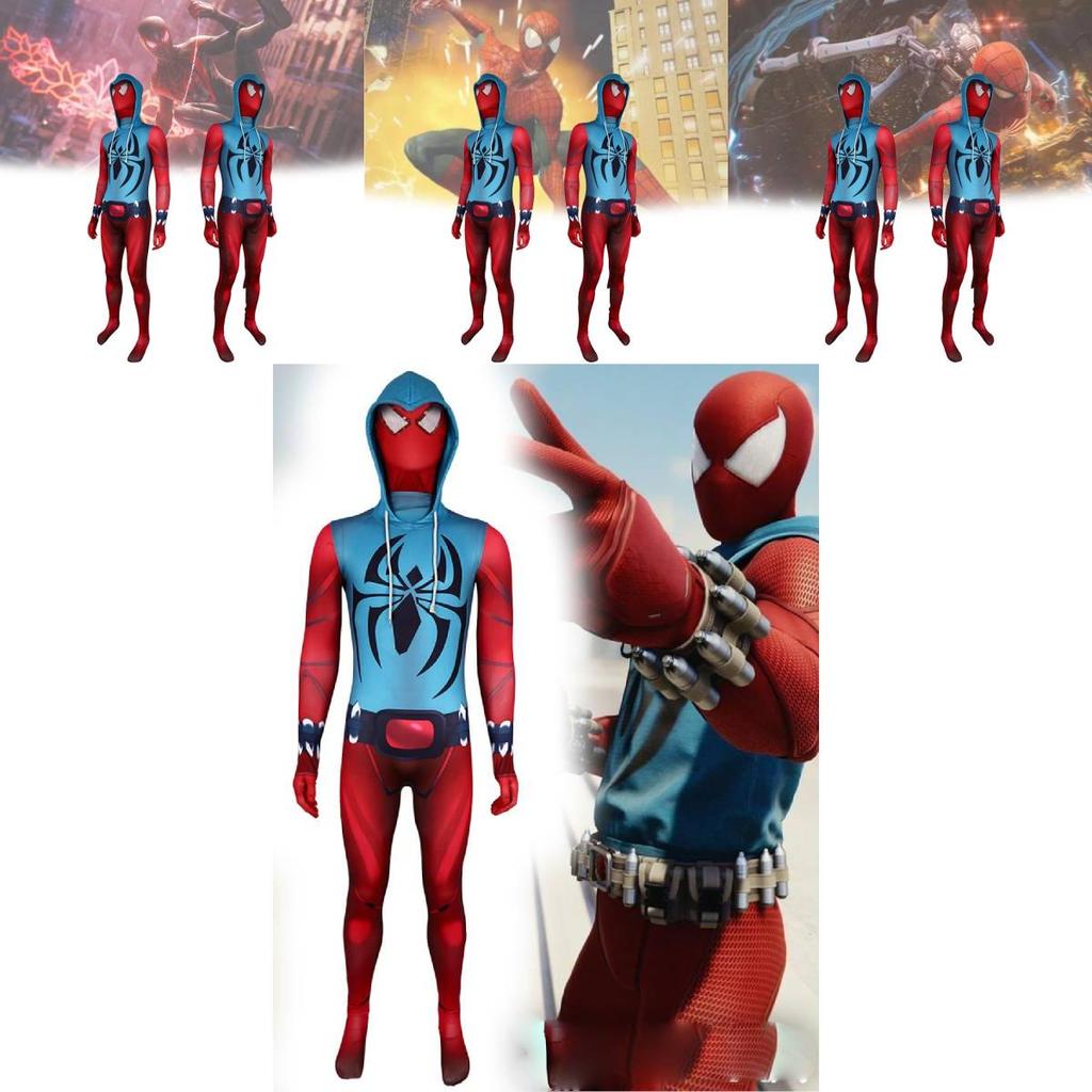 Scarlett Spider-man Cosplay Costume For Adults Premium Polyester Spandex Fabric