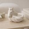 3D Horse Storage Bowl, Jewelry Tray, Trinket Dish, Desktop Storage Container for Keys Rings Earrings Bracelets Sundries