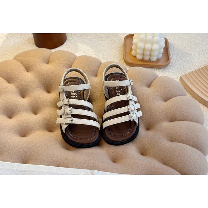 New Summer Kids' Roman Sandals - Korean Style Hollow-Out Princess Sandals for Girls & Soft Sole Beach Sandals for Boys