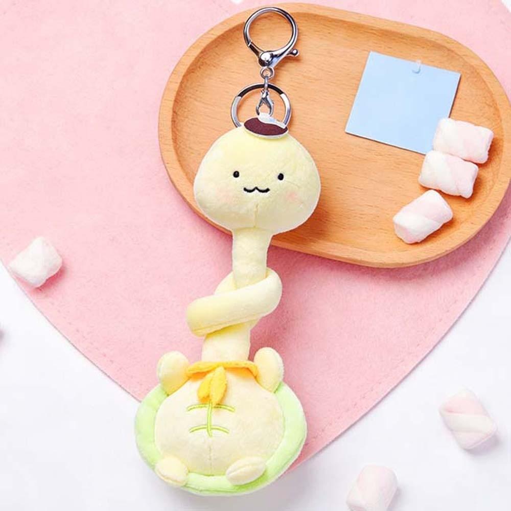 Flexible Structure Long Neck Stuffed Doll Twistable Animal Key Chain Gift for Girls