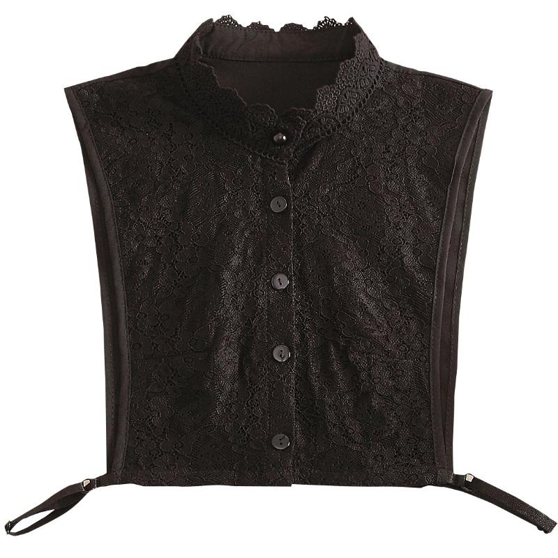 Korean Lace Stand Fake Collar for Women Shirt Detachable Collar Accessories Vintage Ladies False Blouse Collar