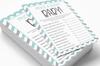 Inkdotpot 50 Sheet Ita    s A Boy Ita    s A Girl If The Price Is Right Baby Shower Game Chevron Gender Reveal Party