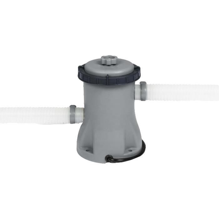 Pompe à cartouche filtrante - BESTWAY - Flowclear - Débit 1249 L/h - Pour piscines 1100-8300 L - 16 W