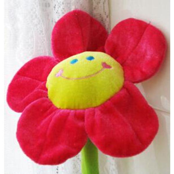 Cartoon Smile Sunflowers Plush Plants Baby Bed Room Decoration Multifunctional Soft Toy Gift for Kids Home Decor
