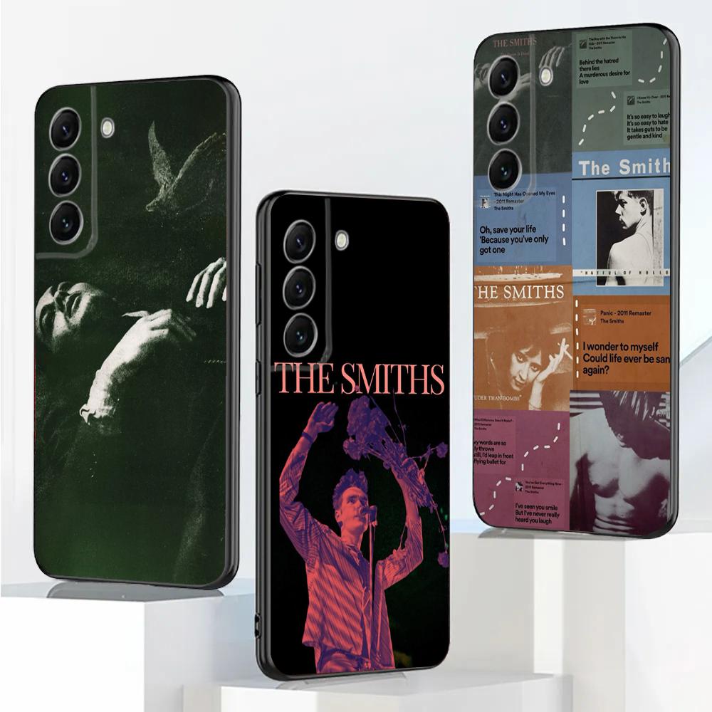 Band The S-Smiths Phone Case For Samsung Galaxy A20,A21s,A22,A31,A32,A52,A53,A72,73,A80,A91 Soft Black Cover