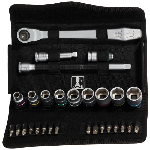 

Wera 8100SB8 Cyclops Ratchet Metal Set, 3/8 Scale, 004048