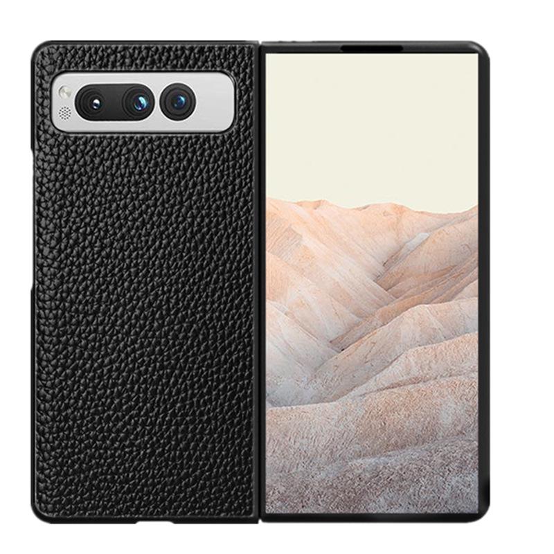 

Google Pixel Fold Leather Phone Case - Foldable Protective Cover Google Pixel Fold
