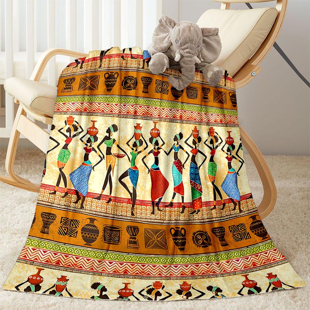 Australian Aboriginal Style 5 Blanket Durable Comfort Perfect for Bedding Bed Picnics All-Season Use Playful Design Gift for Travel Home Birthdays