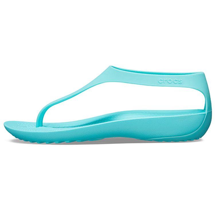 

Crocs Serena Simple Casual Flip Flops Women Footwear Light-Lake-Blue 205468-40M 38-39