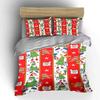 Santa, Reindeer, Christmas Trees. Bedding Sets Duvet Cover Sets Duvet Covers Pillowcases(1 * Duvet Cover 2 * Pillowcases Without Duvet Insert)