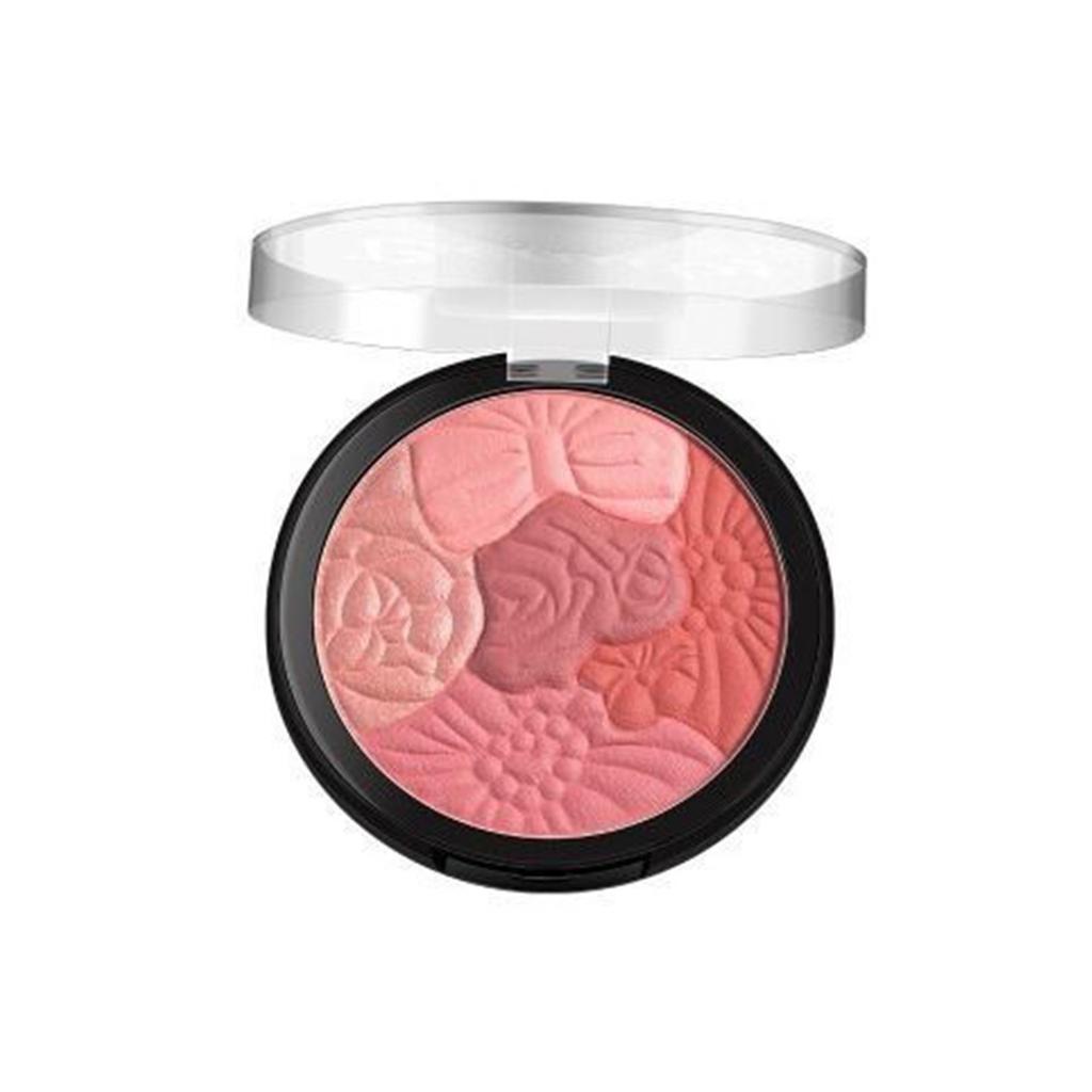 Palette Blush Illuminante Contouring a Cinque Colori da Donna, Cipria Compatta Embossed a Lunga Tenuta per le Guance
