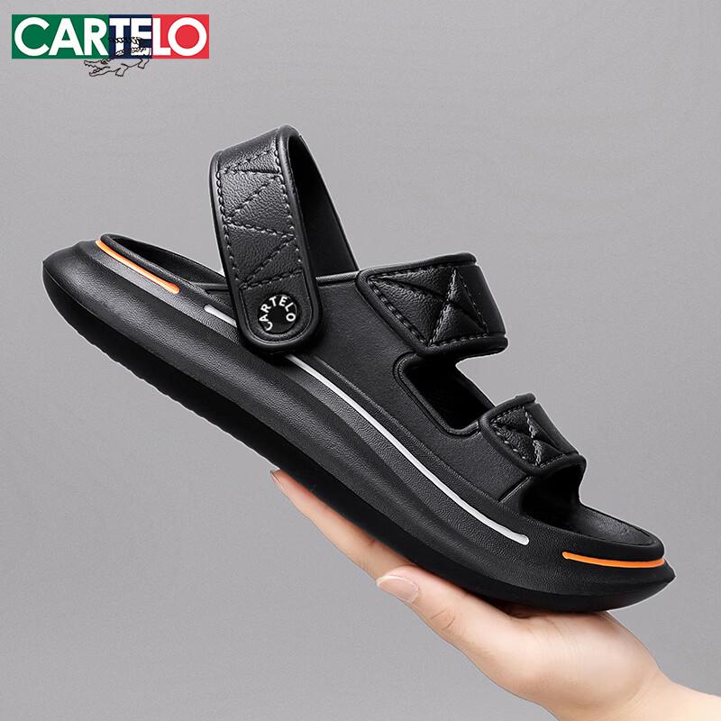 CARTELO Men s Casual Summer Beach Sandals  Slippers 38/39