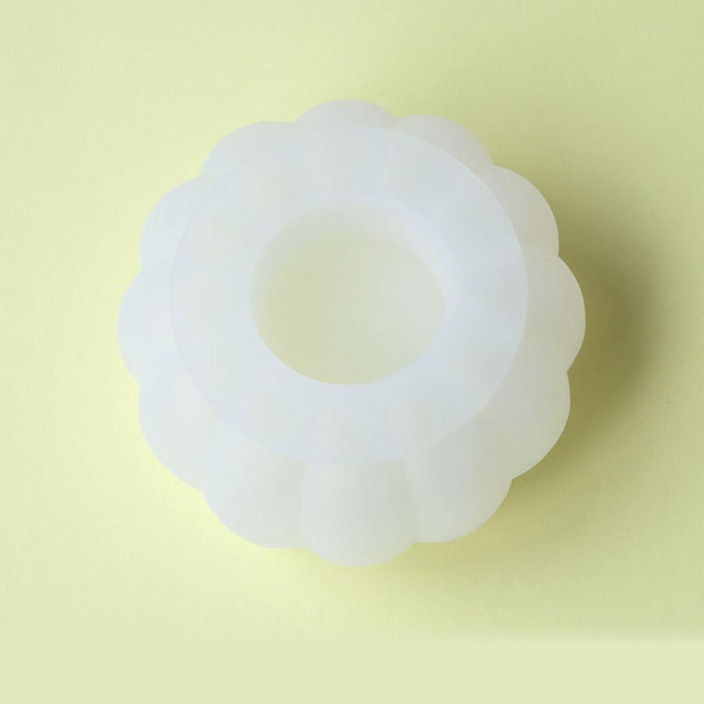 Candle Holder Mould Handmade Concrete Gypsum Mold Lipstick Holder Container Resin Mold Halloween Desktop Ornaments Mold