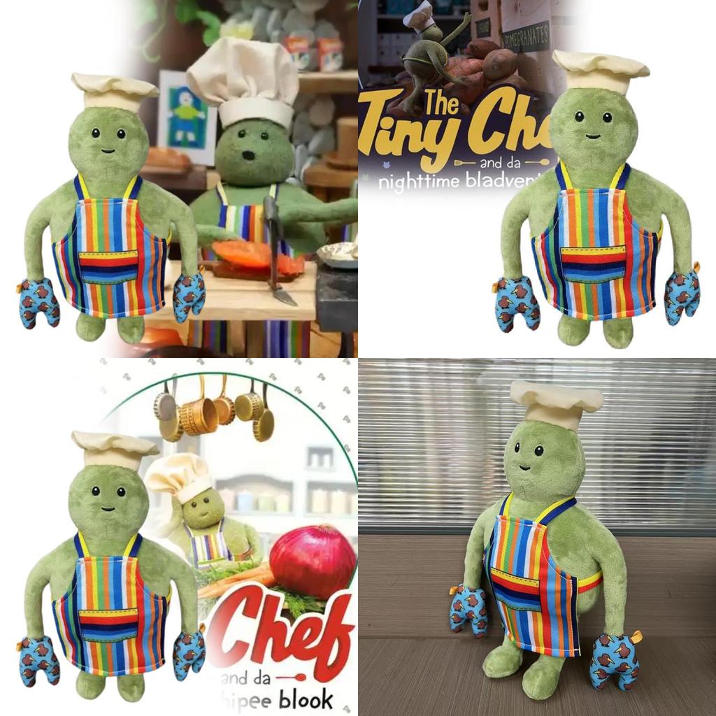 Il Tiny Chef Show Giocattolo di Peluche Figura di Cartone Animato Bambola Morbida Ripiena Per Bambini e Collezionisti