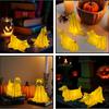 Svítící duch pes Halloween,Duchové psi s LED nočními světly,Halloweenské duchové noční světlo domácí dekorace,Sada duchů psů kancelářský stůl podzimní dekorace