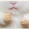 Kawaii Cute Soft Hamster Keyrings Keychains Faux Rabbit Fur Pompom Fluffy Trinkets Car Handbag Pendant Key Chian Ring Holder